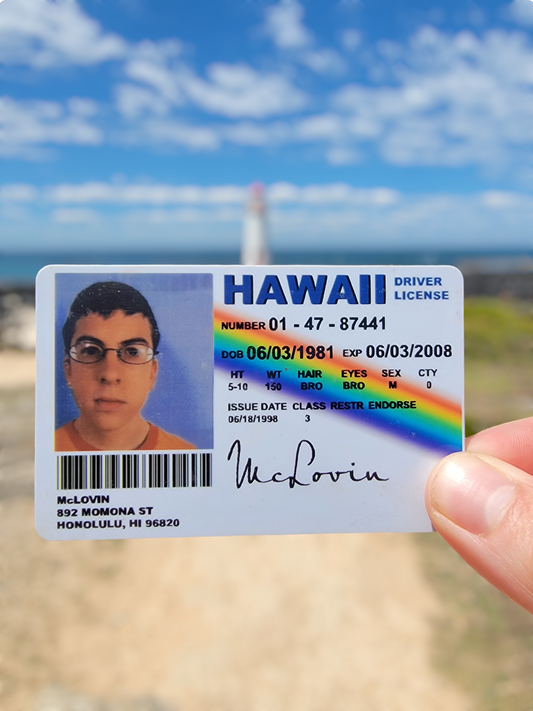 McLovin ID CARD-single sided